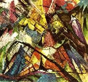 Franz Marc tirol oil on canvas